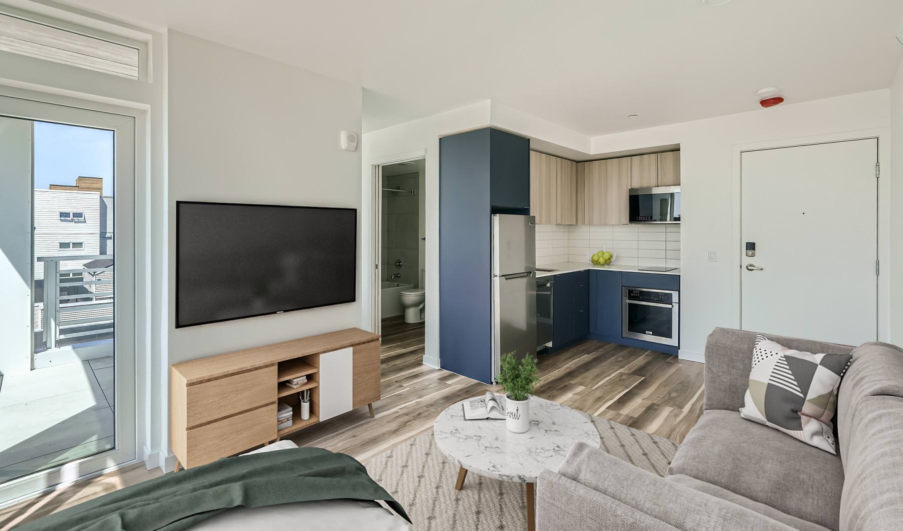Anker Ballard Apartments is a petfriendly studio apartment community in Seattle, Washington