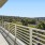 a deck overlooking a city